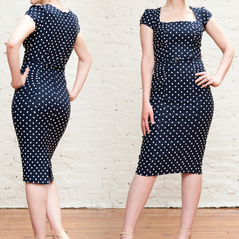Stop Starring Celebrity Polka Dot Dress